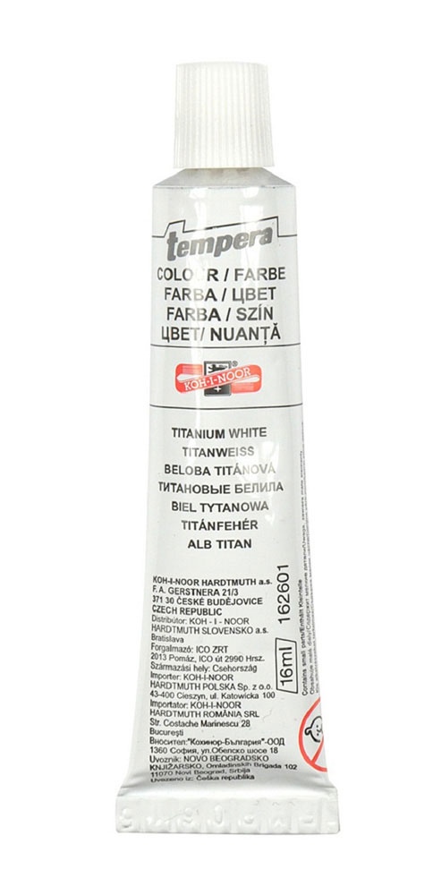 01781-EC Tempera 16ml bijela K-I-N P10/100
