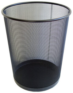 03473-EC Koš za smeće žica okrugli 20L 22681 crni P20