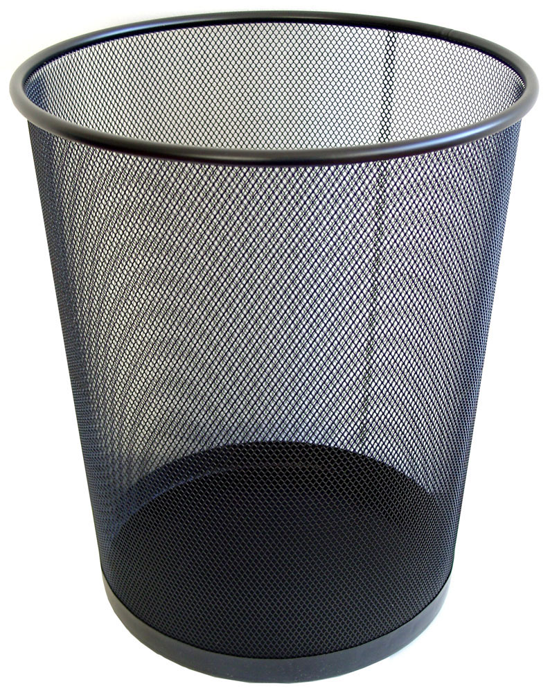 03473-EC Koš za smeće žica okrugli 20L 22681 crni P20