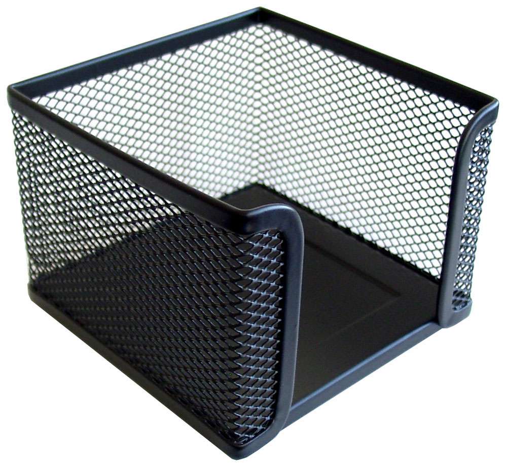 03474-EC Kutija kocka žica 9x9cm crna 22701 P12/96