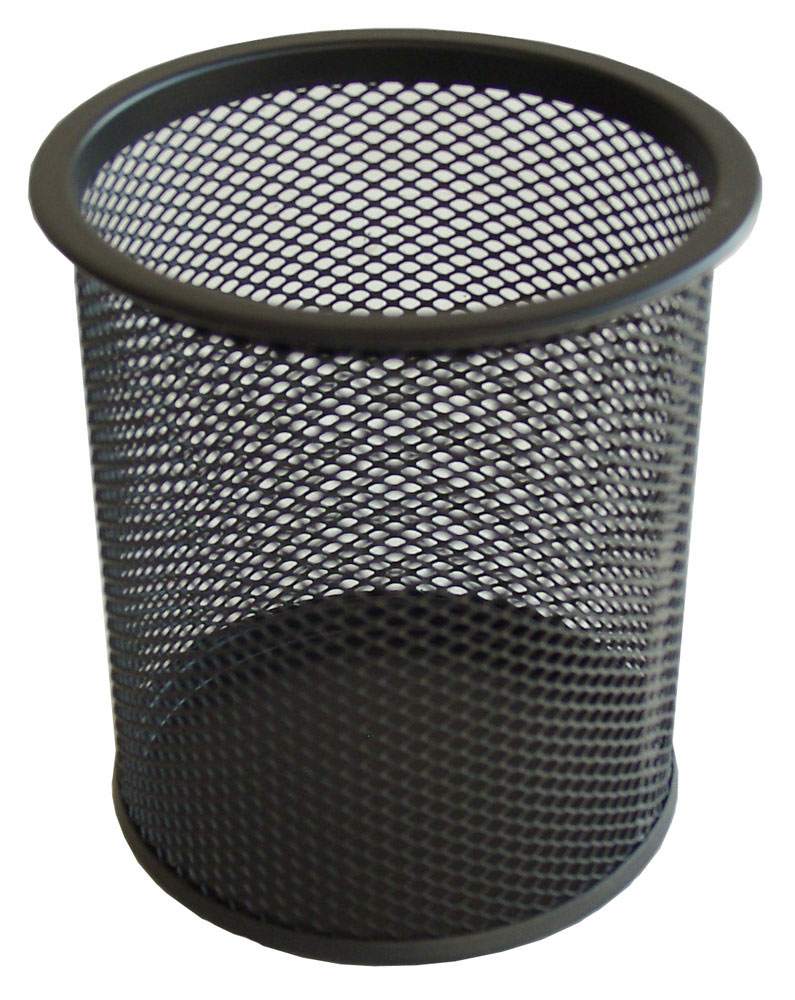 03475-EC Čaša za olovke žica HY6802C(LD1-188) crna 22683 P12