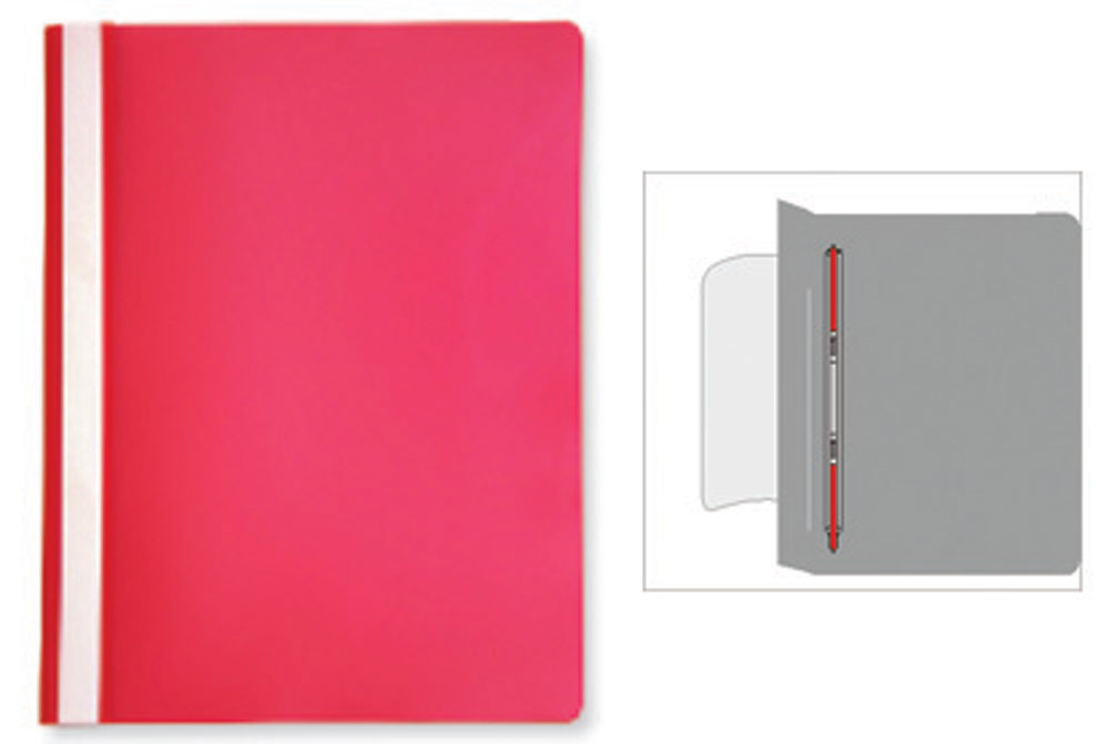 03749-EC Fascikl pvc klizna meh.OPTIMA crveni P20/240