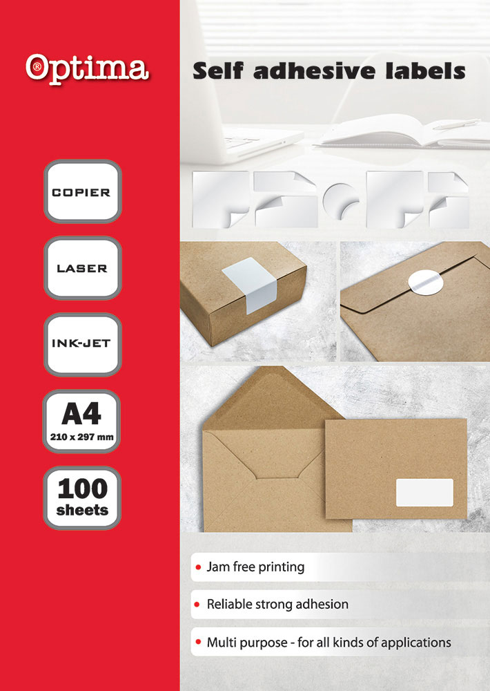 09048-EC Etikete IJ-Laser A4 70x37 100E474 - 24 OPTIMA P10