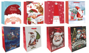 11617-EC Vrećica M božićna sjaj sort 18x23x10 71228 P12/240