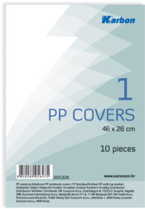 205328-EC Omotnica univerzalna PP s ljep.trakom br.1, KARBON 46x26 10/1 P40