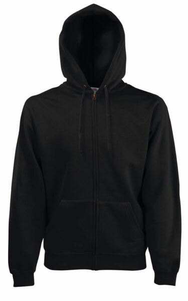 210400-EC Majica FOL DR sa kap. i zatvaračem Sweatshirt Zip Hooded crno 2XL P24