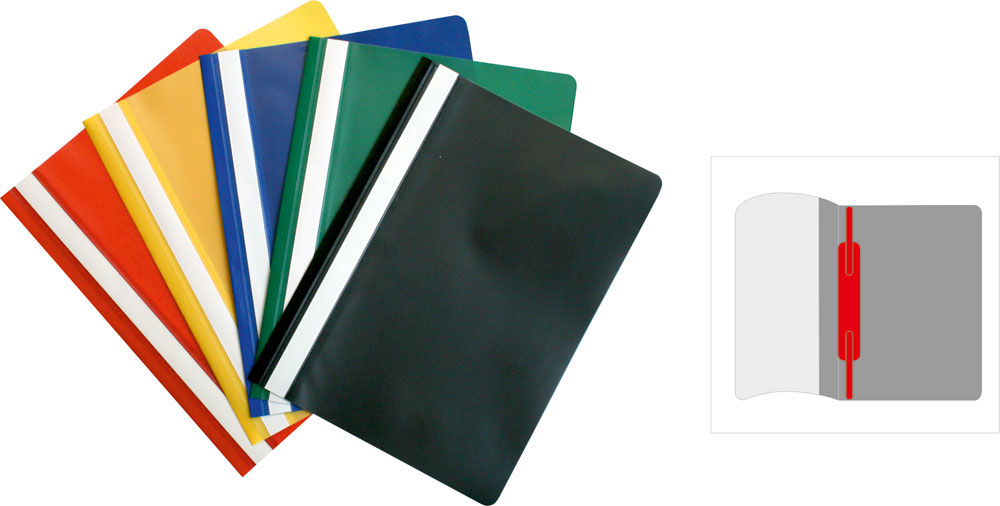 210560-EC Fascikl pvc klizna meh.OPTIMA MIX 5 boja P20/240