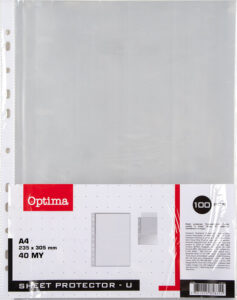 210614-EC Fascikl UR uložni 40my OPTIMA A4 100/1 EH303 20100 P20