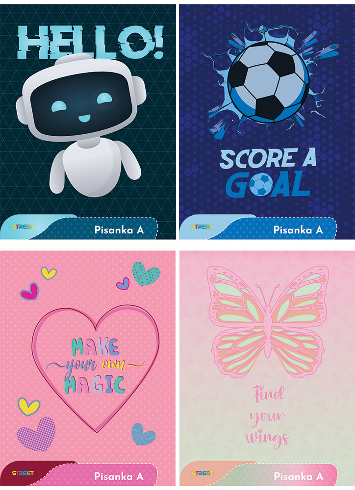 212696-EC Bilježnica Pisanka A STREET MIX  P20/200