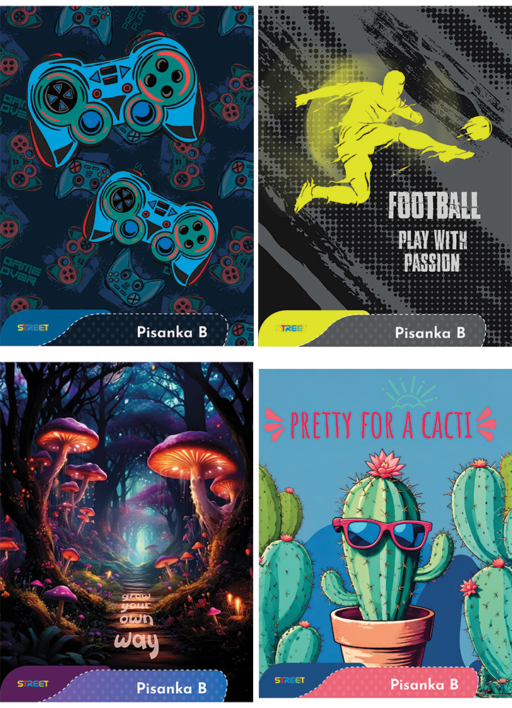 212698-EC Bilježnica Pisanka B STREET MIX P20/200