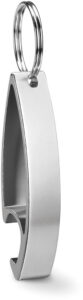 213350-EC Privjesak/otvarač za boce Open metalni srebrni  P100/1000