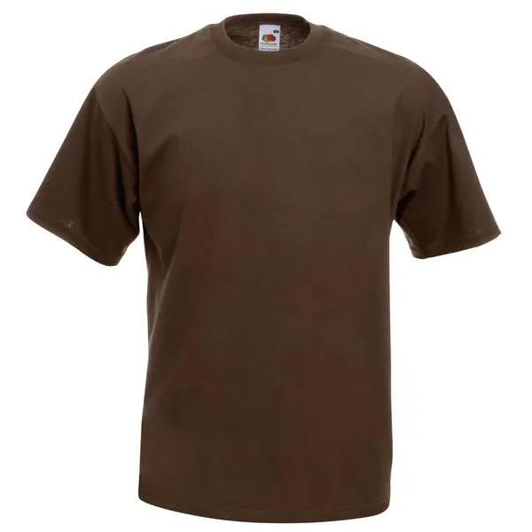 213404-EC Majica FOL T-shirt KR 165g čokolada S P72