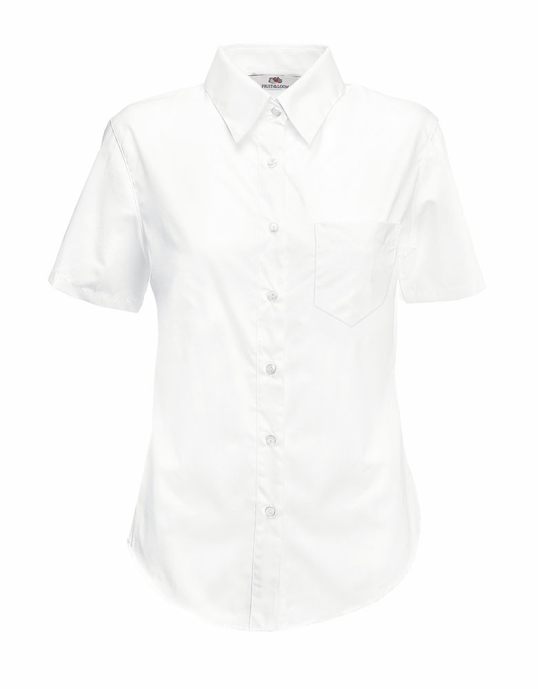 213670-EC Košulja FOL KR 115g Lady fit Poplin Shirt bijela S  P12 NETTO