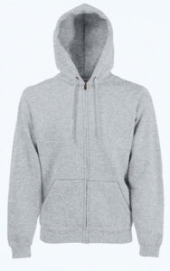 214430-EC Majica FOL DR sa kap. i zatvaračem Sweatshirt Zip Hooded siva L P24