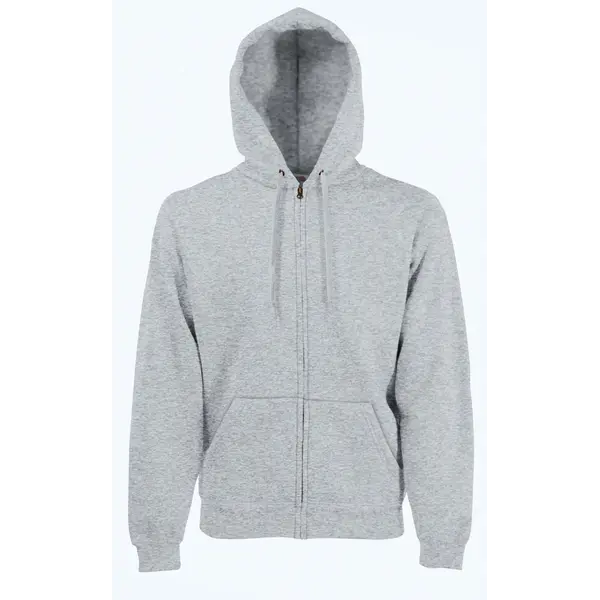 214430-EC Majica FOL DR sa kap. i zatvaračem Sweatshirt Zip Hooded siva L P24