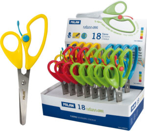 215307-EC Škare MILAN školske tupi vrh s povratnim mehanizmom displej P18/144