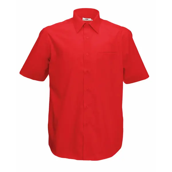 215600-EC Košulja FOL KR 120g Poplin Shirt crvena 2XL P12 NETTO 50%