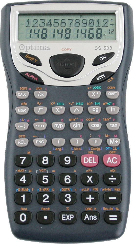 216110-EC Kalkulator OPTIMA SS-508 401fun. 25257 bls P30/60