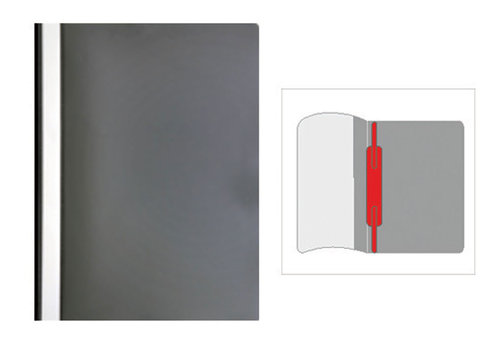 216126-EC Fascikl pvc euro meh.OPTIMA crni 20198 P20/400