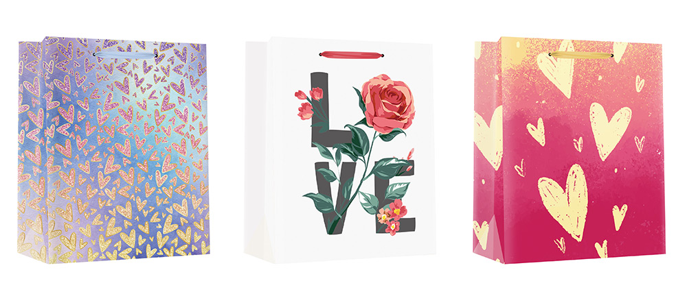 216644-EC Vrećica L svakodnevna hearts mat sort 26x32x12 71816 P12/144