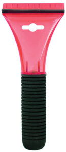 216766-EC Strugalica za led Foam pjenasta drška crveno/crna P10/50