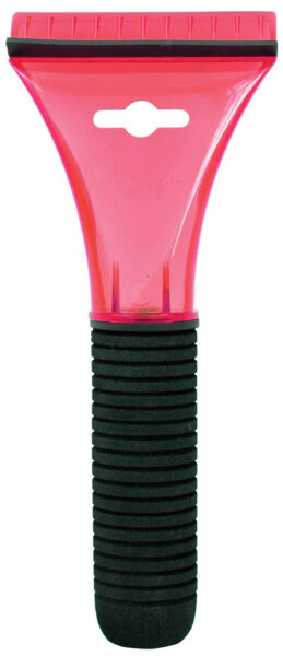 216766-EC Strugalica za led Foam pjenasta drška crveno/crna P10/50