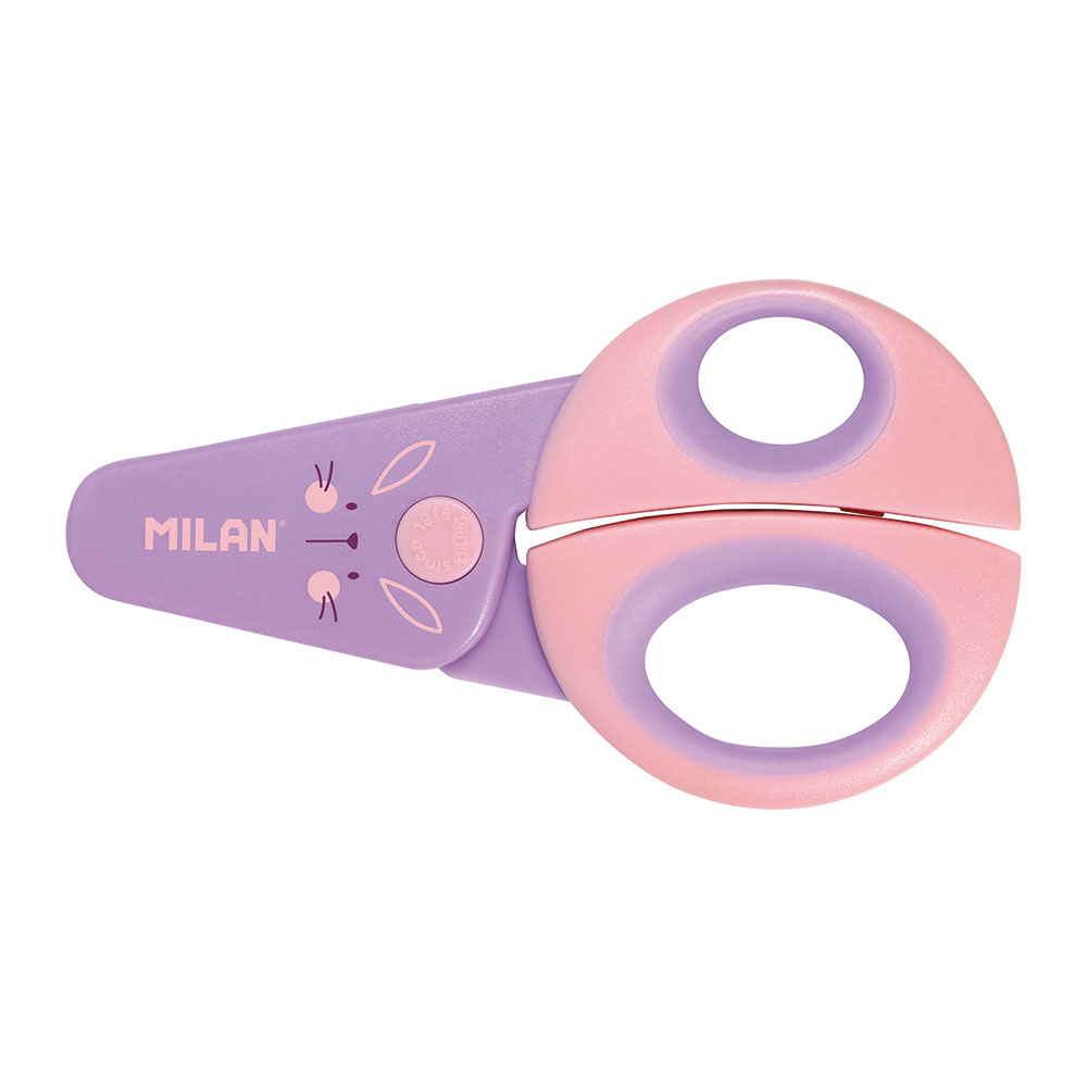 218115-EC Škare MILAN dječje plastične Fun Animals sort boja P16/128