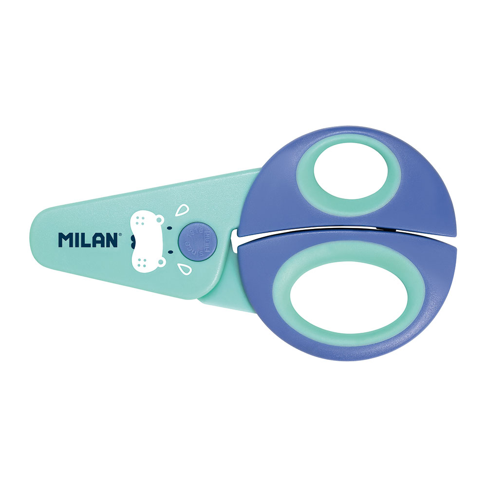 218115-EC Škare MILAN dječje plastične Fun Animals sort boja P16/128