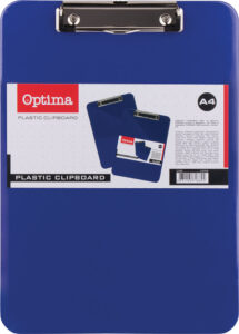 218168-EC Tabla s klipsom PP A4 OPTIMA plava 22390 P12/72