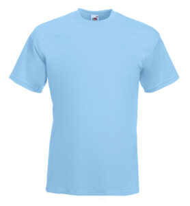 219016-EC Majica FOL T-shirt KR Super Premium 205g sky blue S P72 NETTO 50%