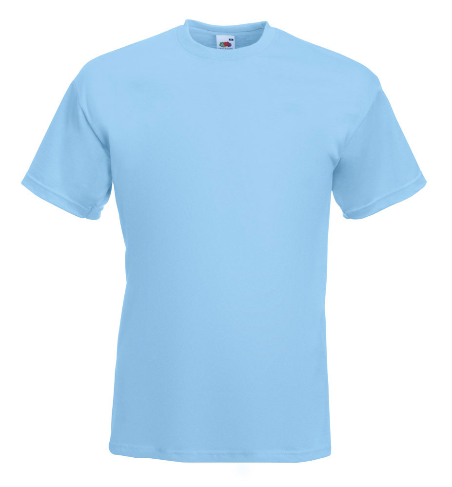 219016-EC Majica FOL T-shirt KR Super Premium 205g sky blue S P72 NETTO 50%