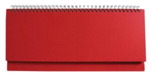 219317-EC Planer stolni spiralni BRISTOL 52 tjedna, 128 str., 30x14 crveni P50 OG 2026