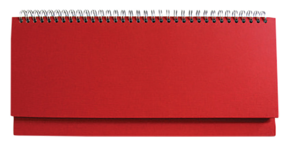 219317-EC Planer stolni spiralni BRISTOL 52 tjedna, 128 str., 30x14 crveni P50 OG 2026