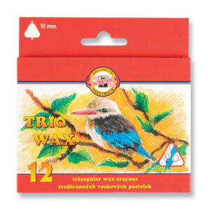 219847-EC Boje voštane trokutaste 12/1 TRIO WAX 10mm K-I-N 8272 bls P12