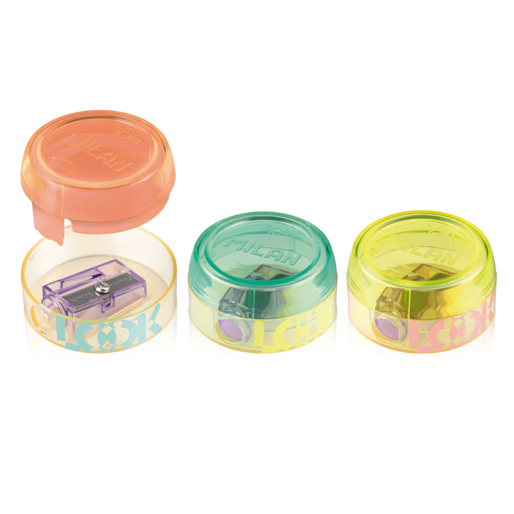 219854-EC Šiljilo plastično 1 rupa s kućištem MILAN New Look displej P24/216/864