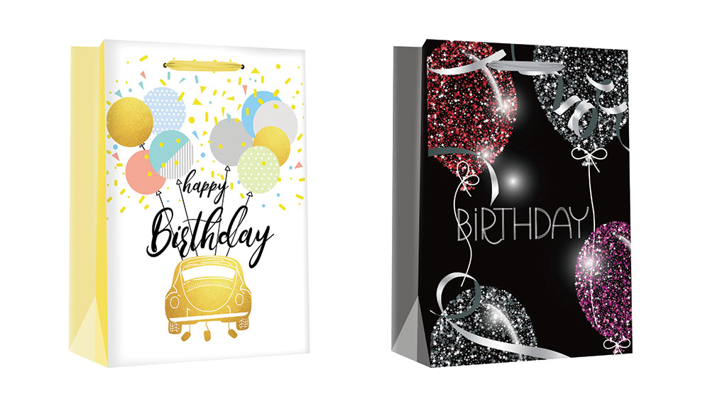 219892-EC Vrećica XL exclusive rođendan glitter 31x42x12 71916 P12/120