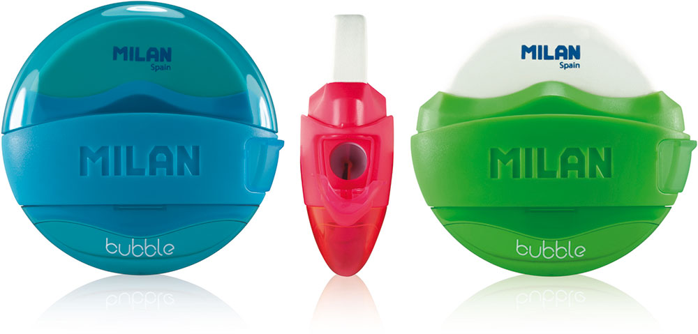 220093-EC Gumica+šiljilo MILAN Bubble sort display P16/48/864