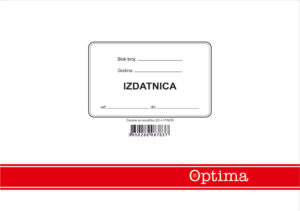 220165-EC Izdatnica A5 EC-I-17/NCR OPTIMA P10
