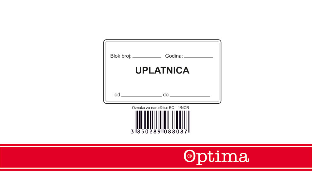 220194-EC Uplatnica blok EC-I-1/ncr OPTIMA P10/80