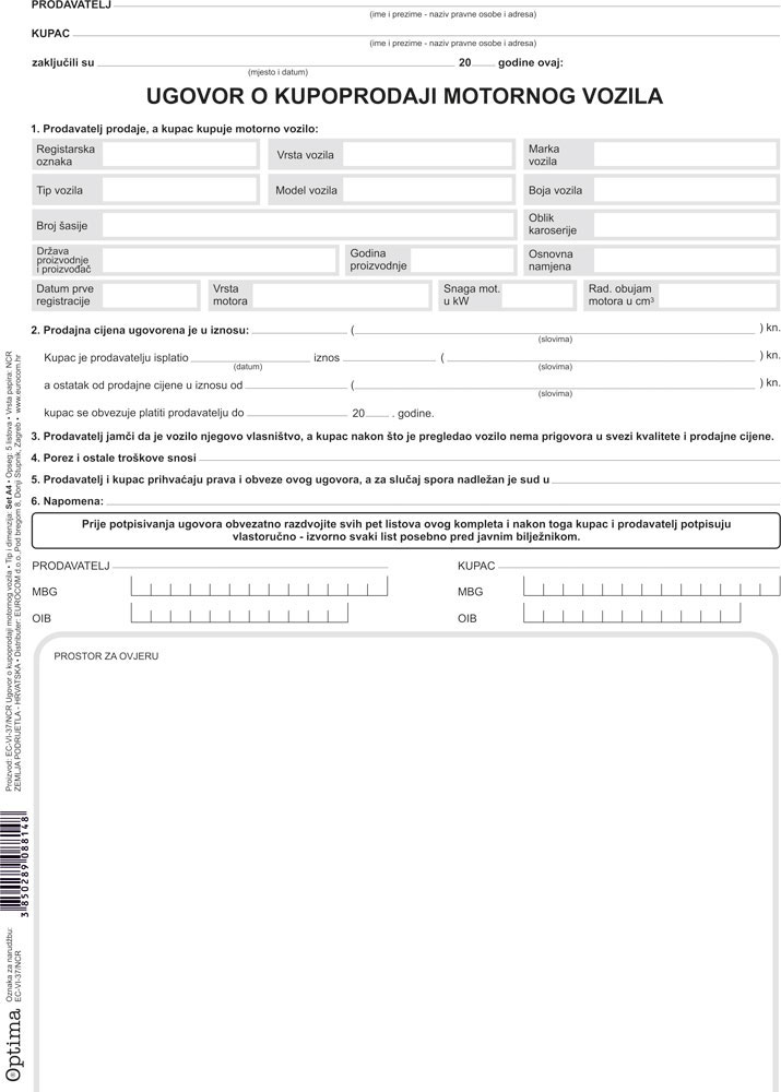 220200-EC Ugovor o kupopr. mot.vozila EC-VI-37/NCR-EUR  OPTIMA P100/700