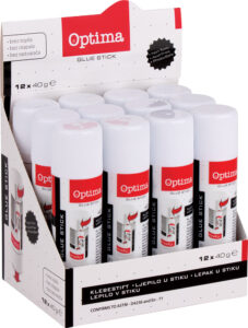 220332-EC Ljepilo u stiku 40g OPTIMA display 36219 P12/384
