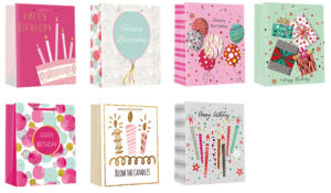 220425-EC Vrećica L exclusive rođendan glitter 26x32x12 75105 P12/120