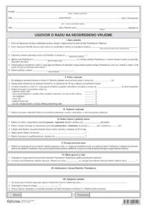 220844-EC Ugovor o radu neodr. EC-V-4-1/ncr EUR OPTIMA P100/1000