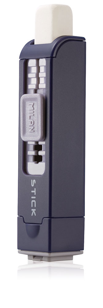 221039-EC Gumica+šiljilo MILAN Stick plastično s kućištem P16/160/320