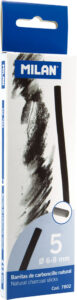 221050-EC Ugljen za crtanje prirodni MILAN 6-8mm 5/1 7802 P22