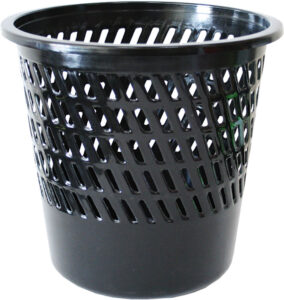 221097-EC Koš za smeće pvc ARK 1238 mrežasti crni P60
