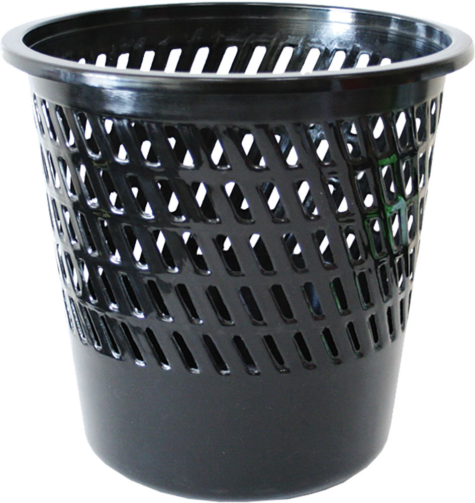 221097-EC Koš za smeće pvc ARK 1238 mrežasti crni P60