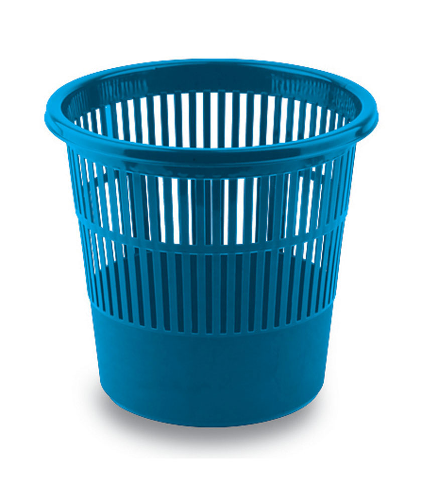 221098-EC Koš za smeće pvc ARK 1238 mrežasti plavi P60