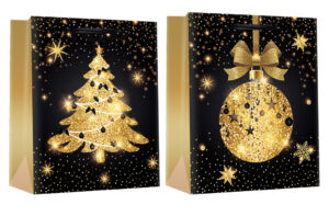 221120-EC Vrećica L exclusive Božić hot stamp folija 26x32x12 75150 P12/120