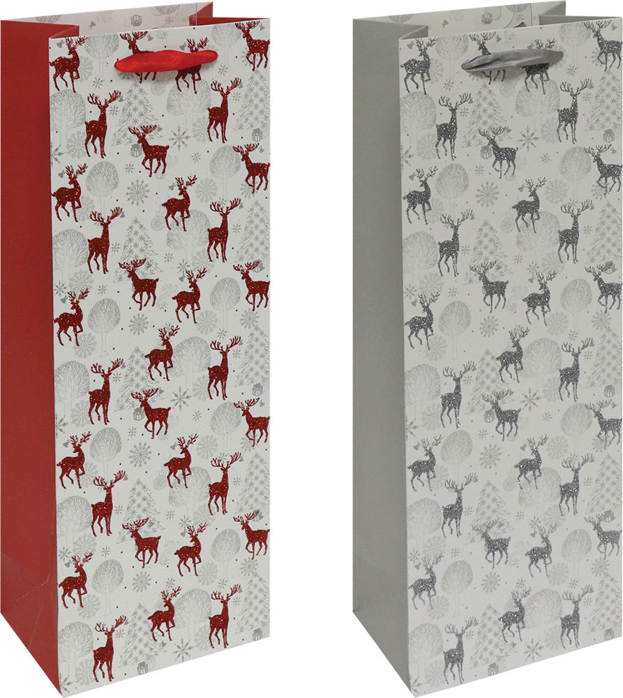 221127-EC Vrećica boca exclusive božićna 12x36x8,5 75155 P12/360 NETTO